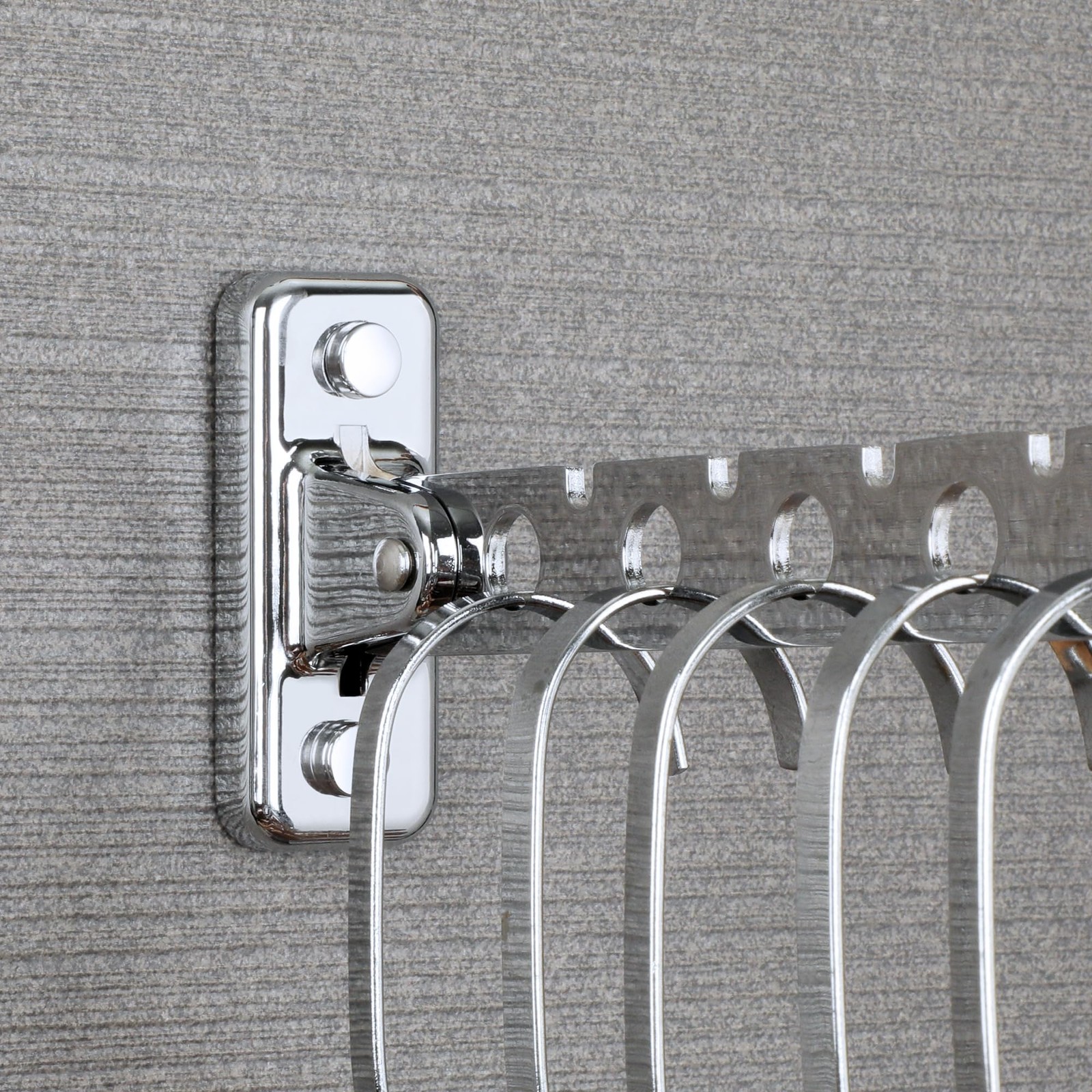 folding Clothes Hanger Rack Stainless Steel Wall Mounted Drying Rack Space Savin