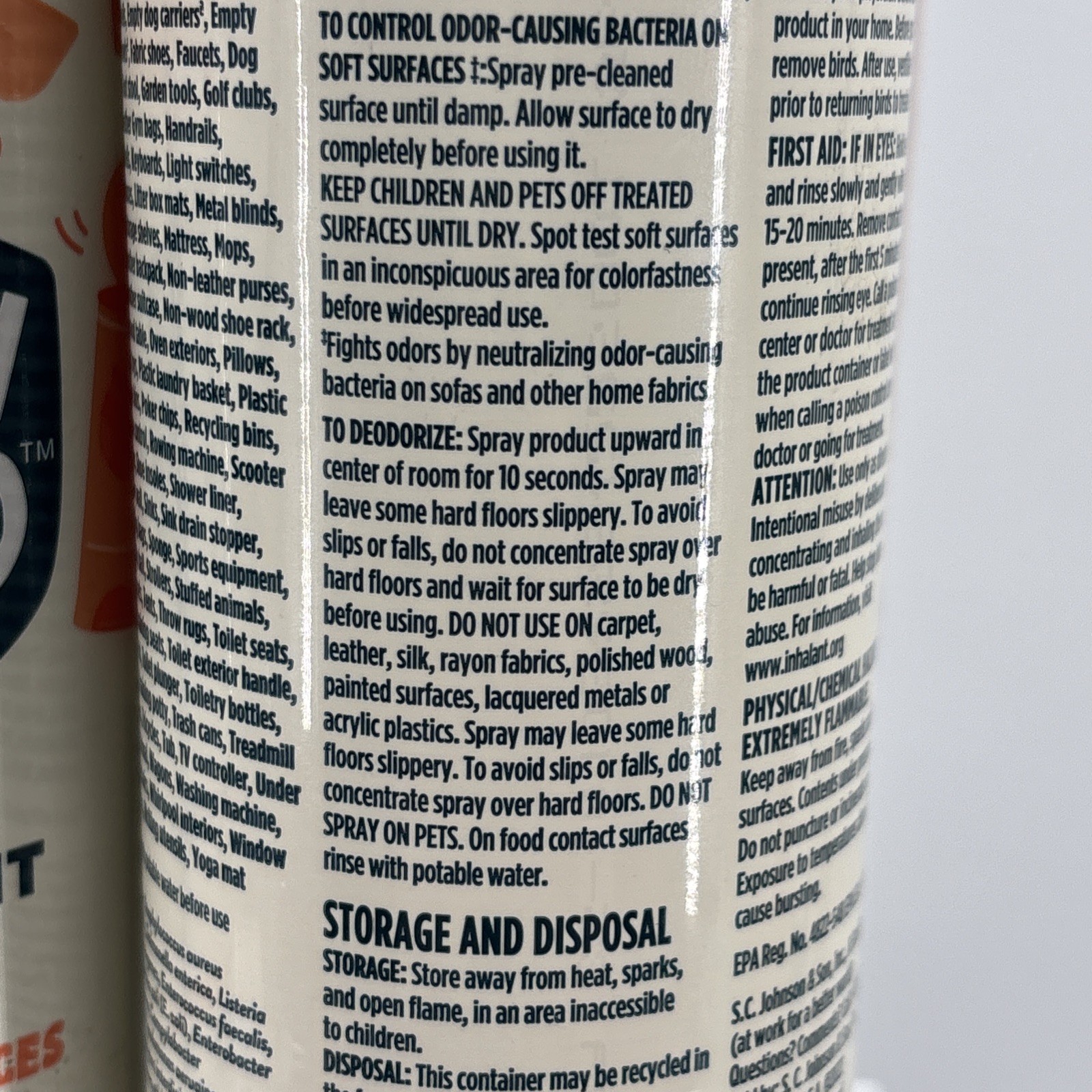Lot Of 3 Family Guard Disinfectant Spray Citrus Scent 17.5 OZ Each