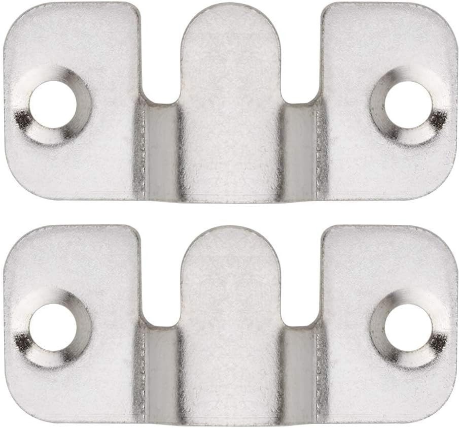 10 Pairs Flush Mount Bracket Alloy Steel Interlock Photo Frame Hook Wall Mount