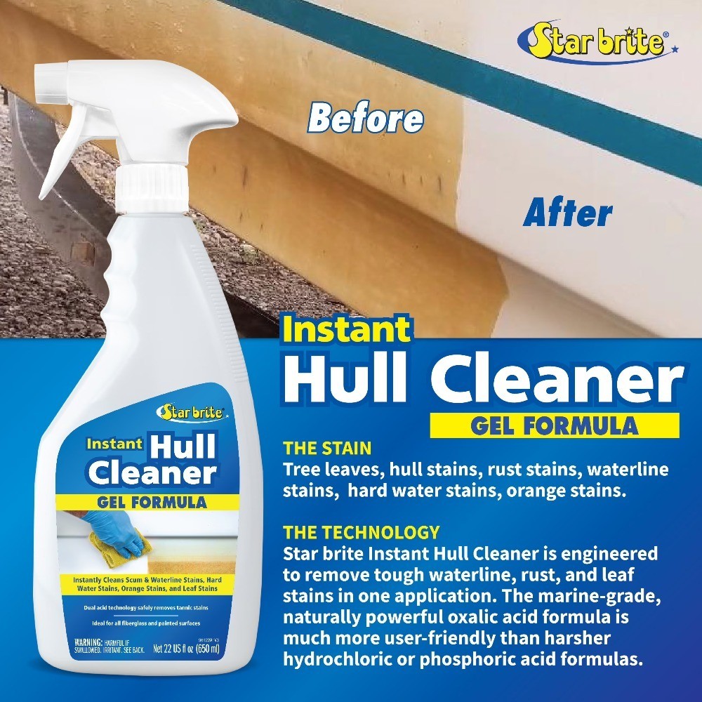 Instant Boat Hull Cleaner Easy to Use Formula
