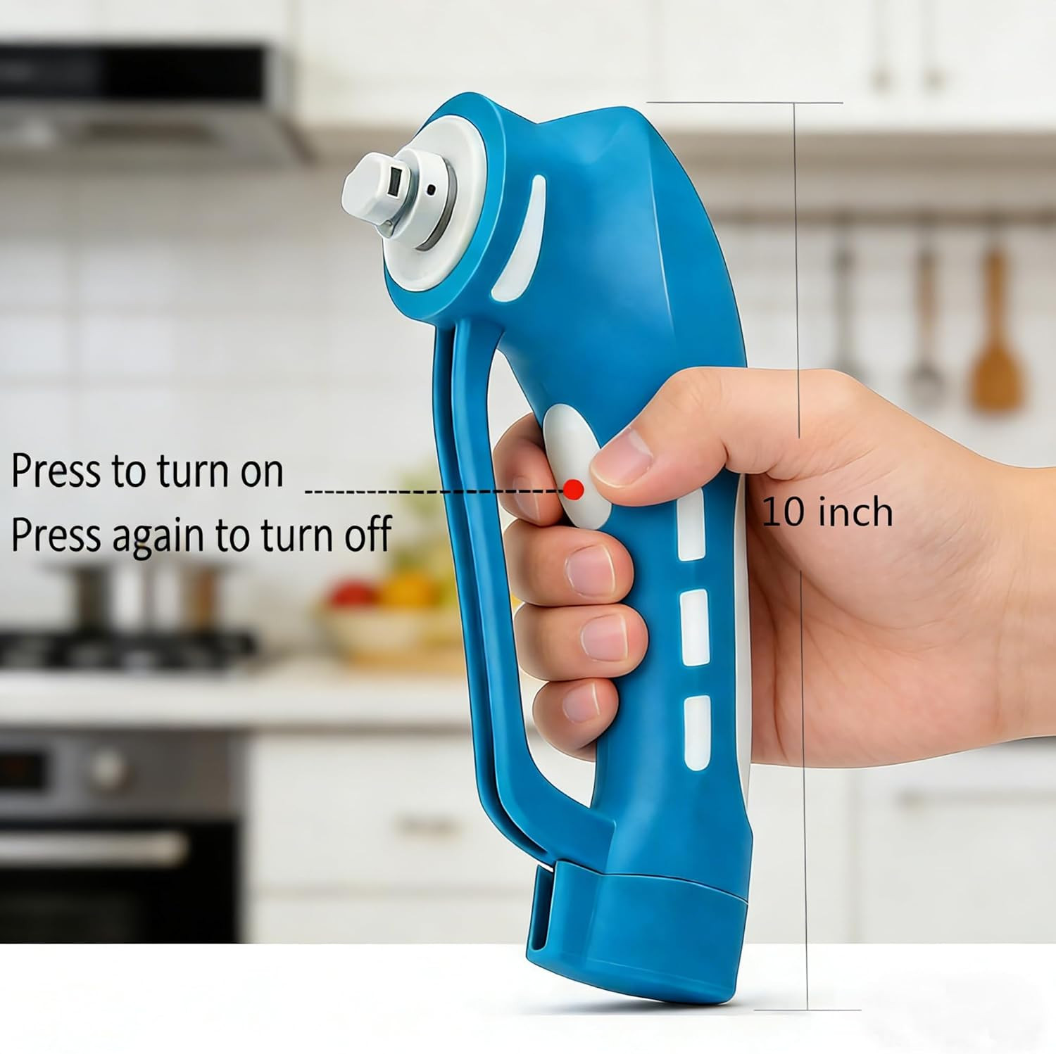 Cordless Electric Spin Scrubber with 6 Brush Heads & 2 Rechargeable Batteries, P