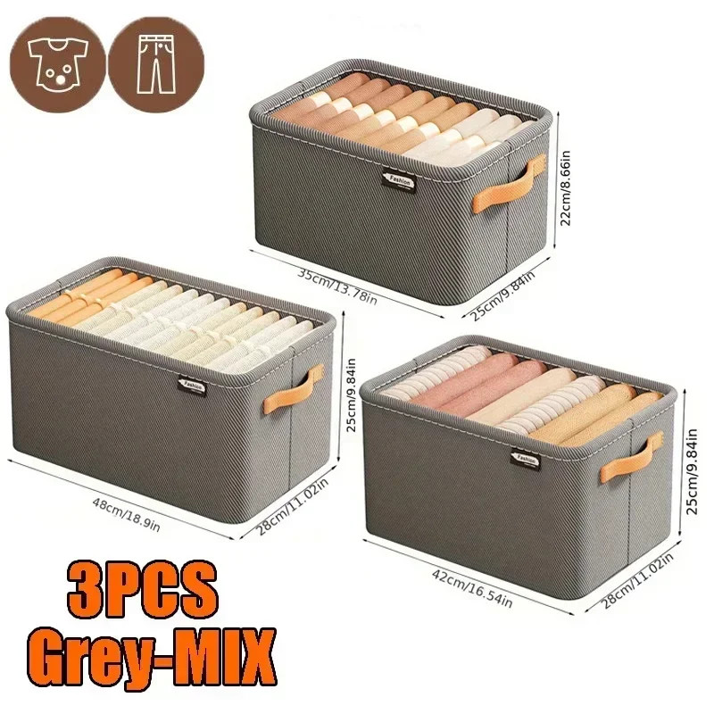 Thick Clothes Organizer Box Wardrobe Closet Drawer Divider for Jeans Sweaters