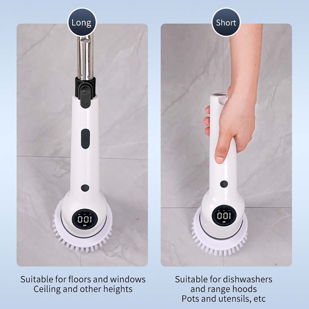 9-in-1 Adjustable Portable Compact Durable Handheld Wireless 9‑in‑1 Electric Mop