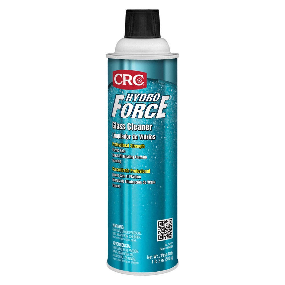 CRC 14412 Glass Clnr,Spray Can,20oz,HydroForce 5YL03