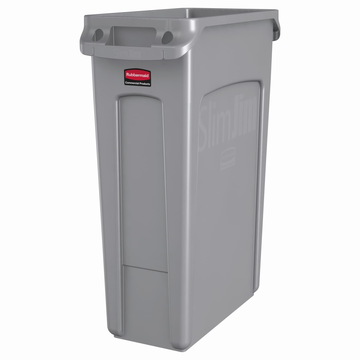 Trash Can 23 Gal Gray W/ Vented & Rustproof – For Commercial & Residential