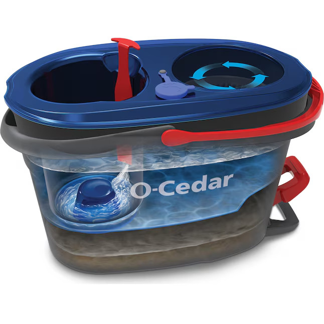 O-Cedar RinseClean Spin Mop With Bucket