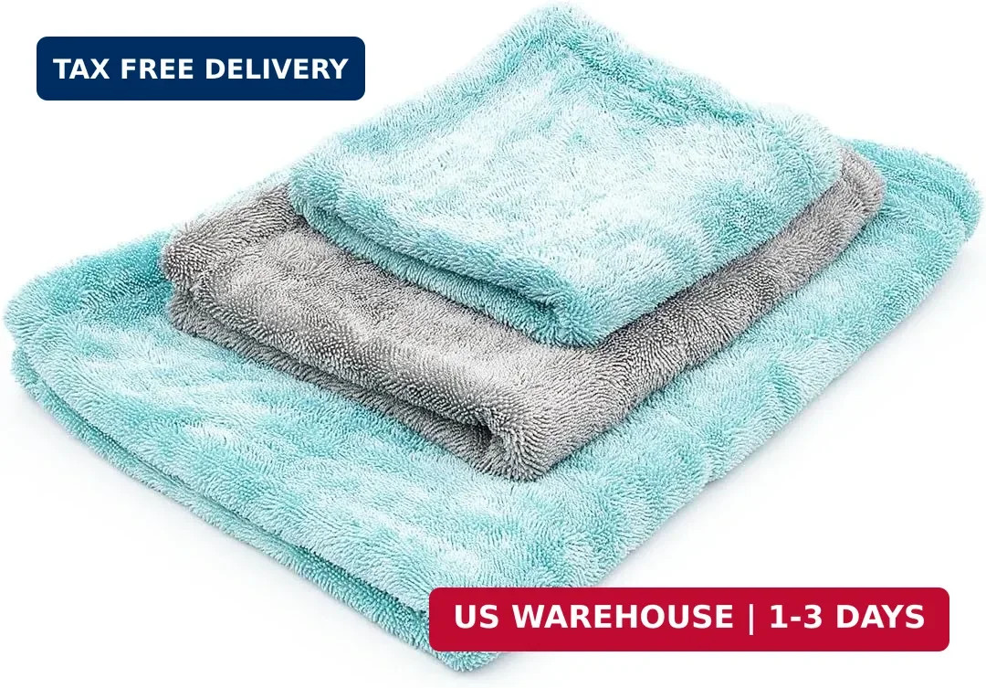 The Rag Company, The Liquid8r, Absorbent 70/30 Blend Microfiber Drying Towel for