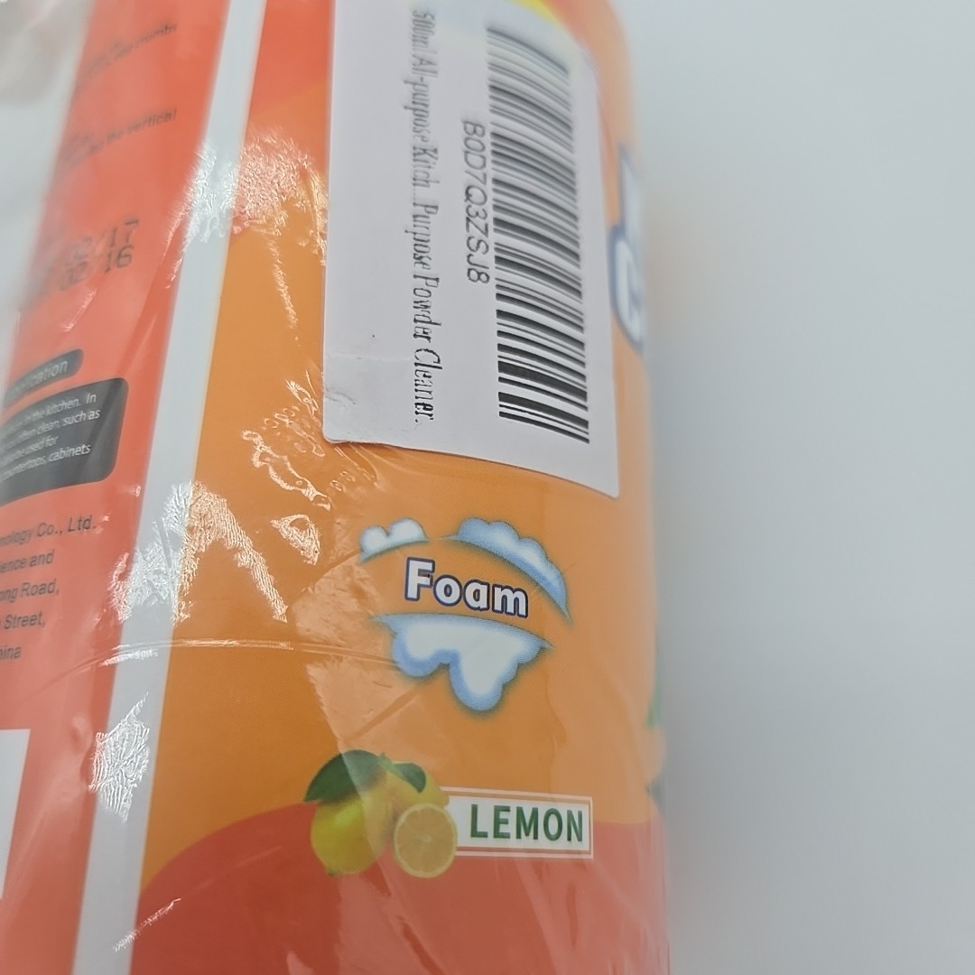 500ML Kitchen Foam Cleaner, Multipurpose Grease Cleaner Spray for Pots, Pans, Su