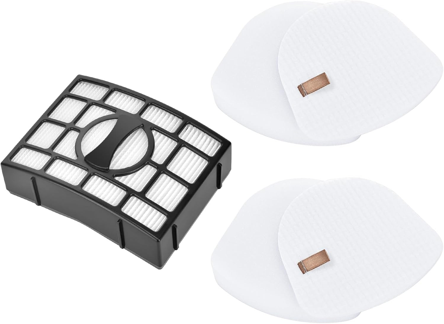 1+2 Pack Filter Replacement for Shark UV730 ZU561 UV725 CU530 UV650 ZU560 ZU562