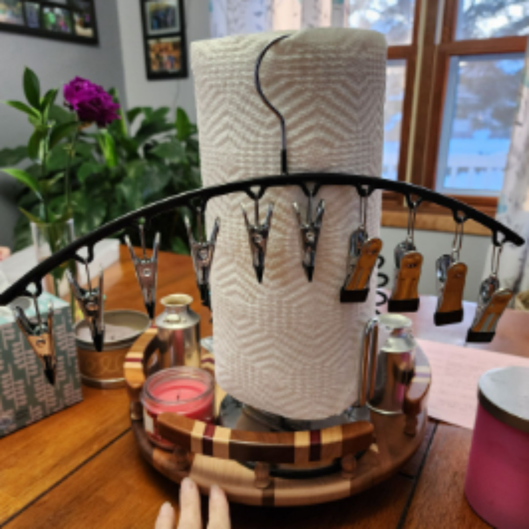 Hangers with Clips Space Saving Pants Closet Organizer Hanging Legging Organizer