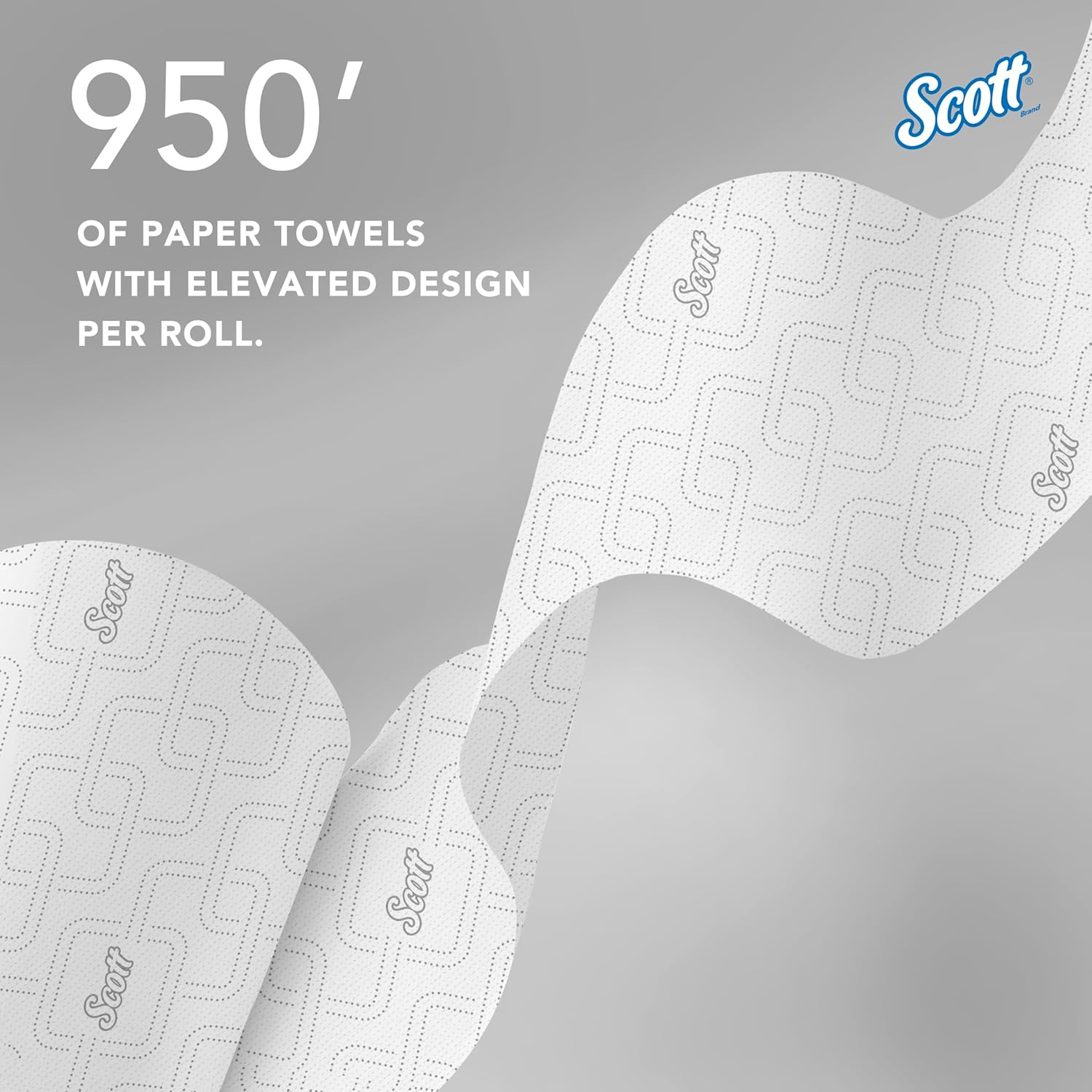 High-Capacity Hard Roll Paper Towels, Bulk (02001), Hardwound, Elevated Design,