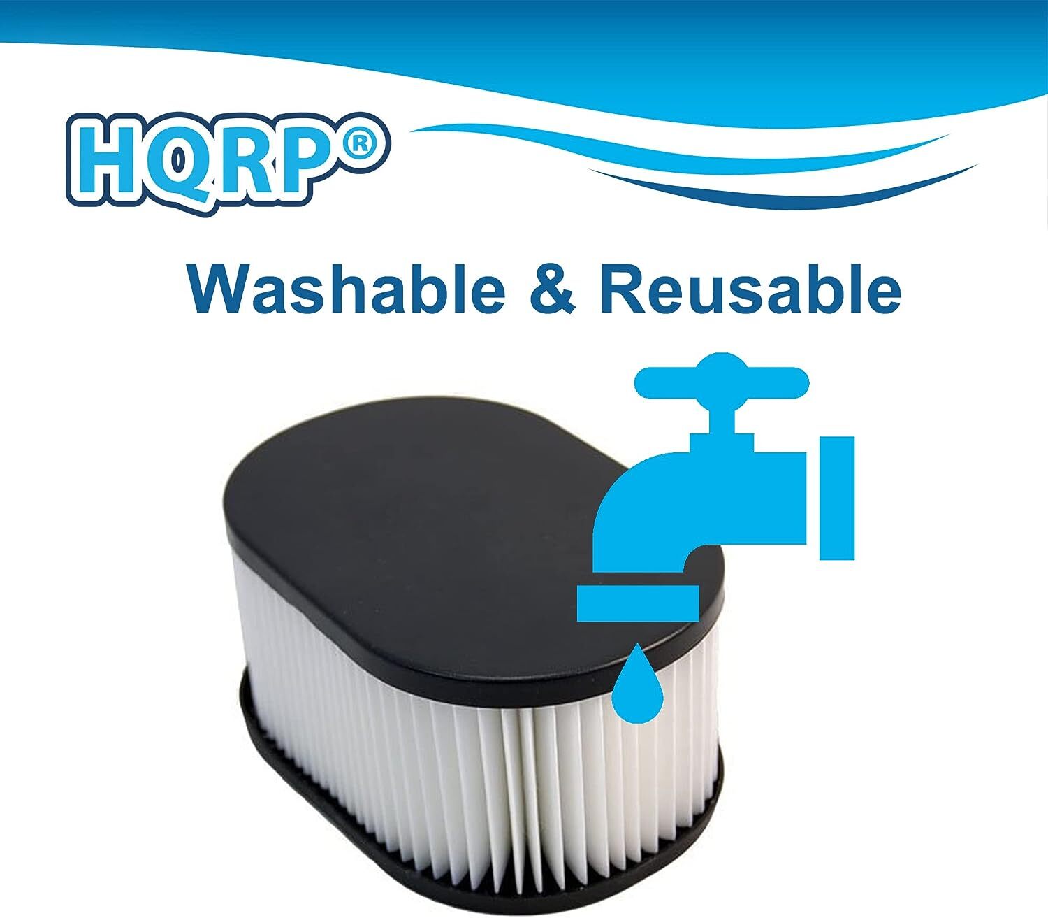 Washable & Reusable Hepa Filter for Hoover TurboPOWER & Foldaway U Series Vacuum