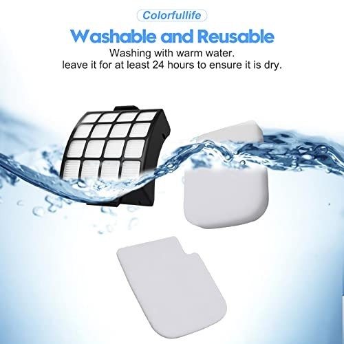Colorfullife AZ3002 Filters for Shark AZ3002 AZ3000 AZ3000W for Stratos DuoClean