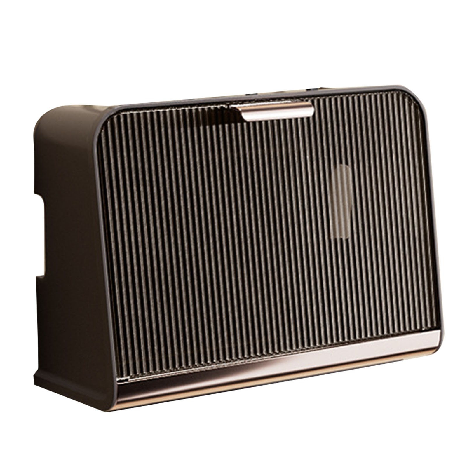Coffee 30x12x22cm Wall Mounted Router Storage Box For Home Office Decor