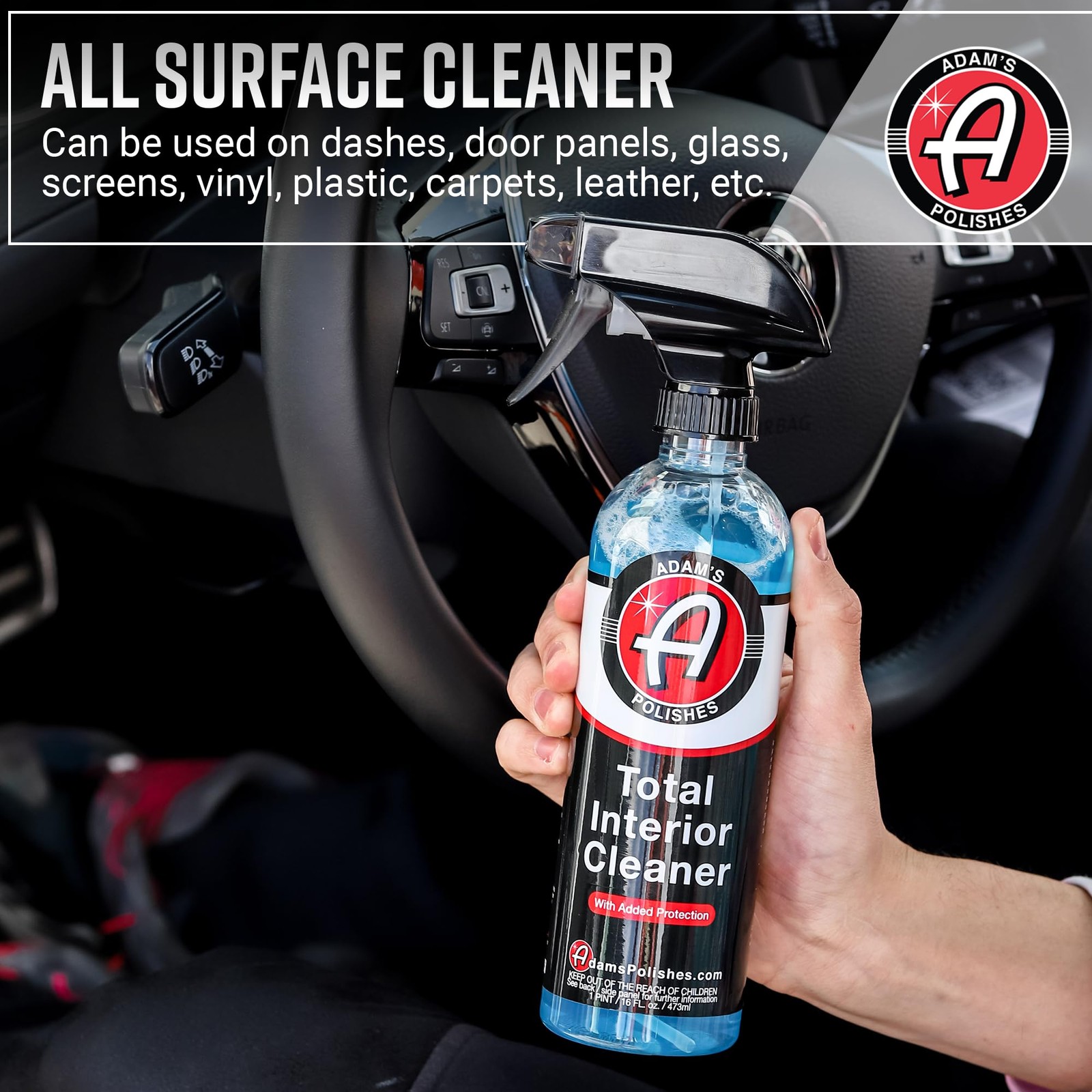 Total Interior Cleaner & Protectant, Quick Detailer & SiO2 Protection, Cerami…