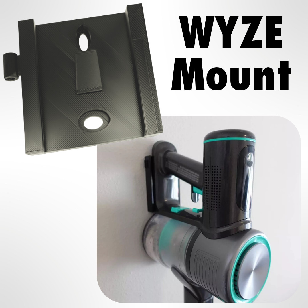 Wall Mount Bracket for Wyze Cordless Vacuum & Wyze Cordless Vacuum S