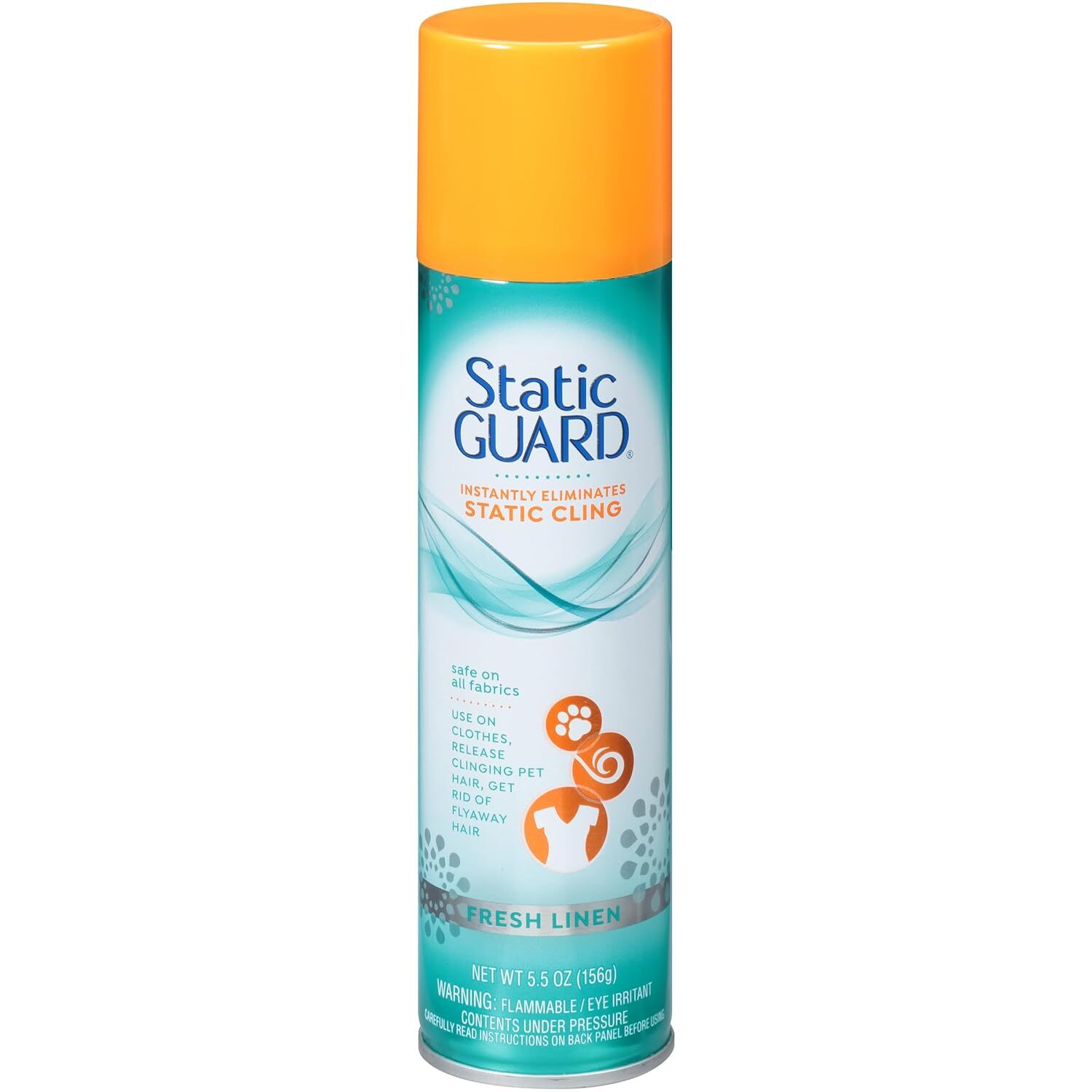 Static Guard Fresh Linen Scent Spray, 5.5 oz