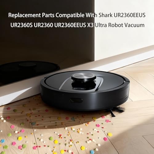 Replacement Parts for Shark UR2360 Robot Vacuum – 14 Pack Compatible Accessories