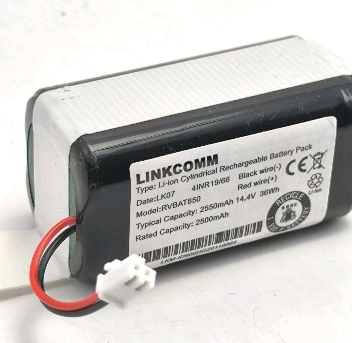LINKCOMM Battery Replacement for Eufy RoboVac Robot Vacuum 11S, 12, 15C Max