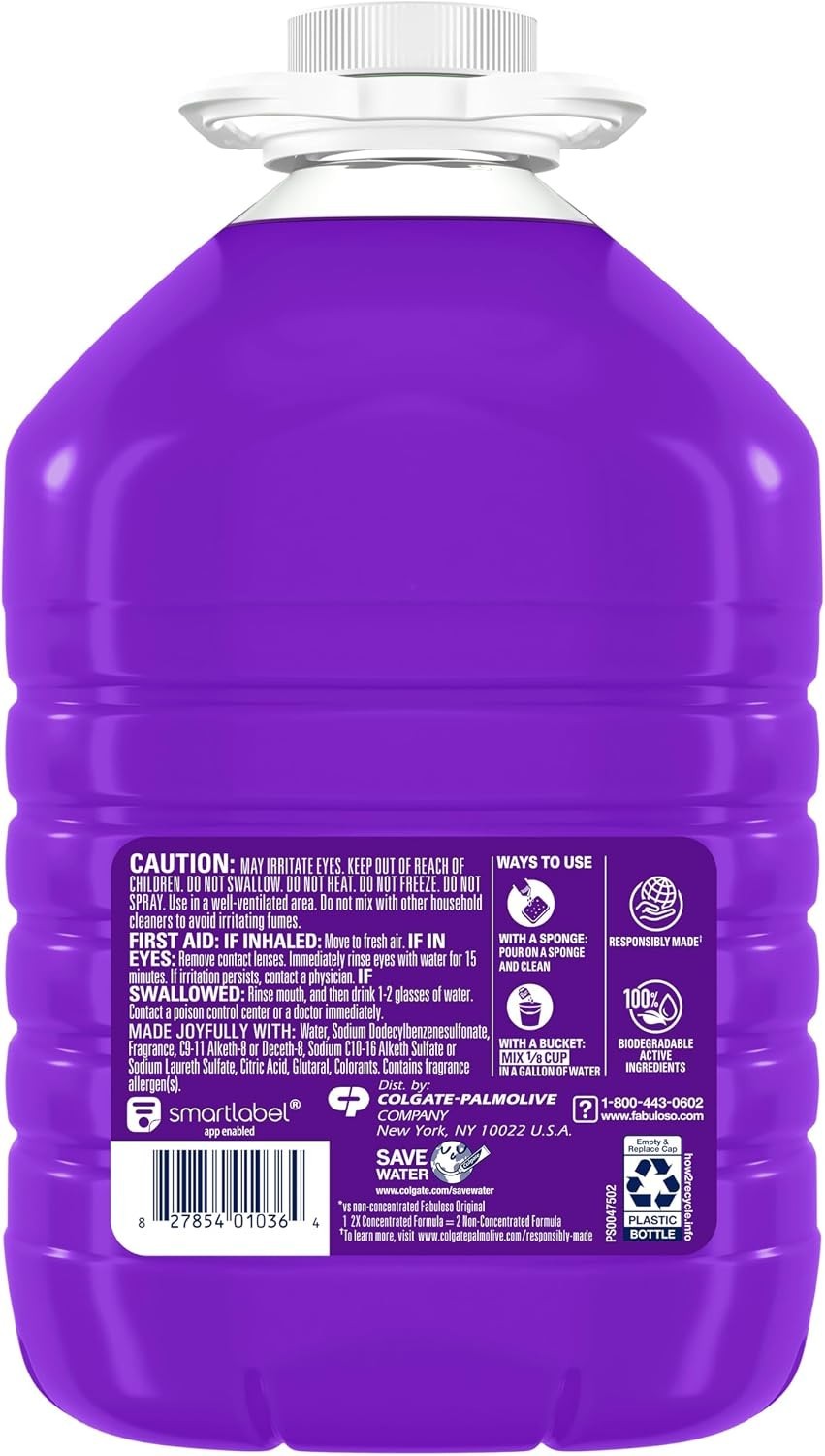 2X Lavender Multi-Purpose Cleaner 128 fl oz – No Rinse & Long-Lasting Freshness
