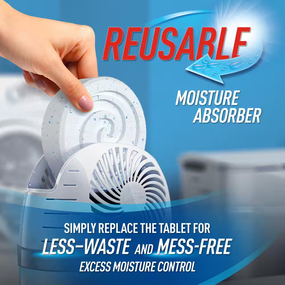 15.8 Ounce Fresh Scent, Odor-fighting Moisture Absorber Refills Bathroom 2 Pack
