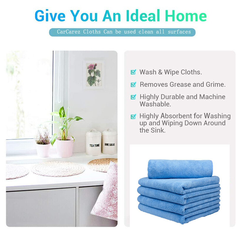 Lot Pack Microfiber Cleaning Cloth Towel No-Scratch Rag Car Polishing Detailing