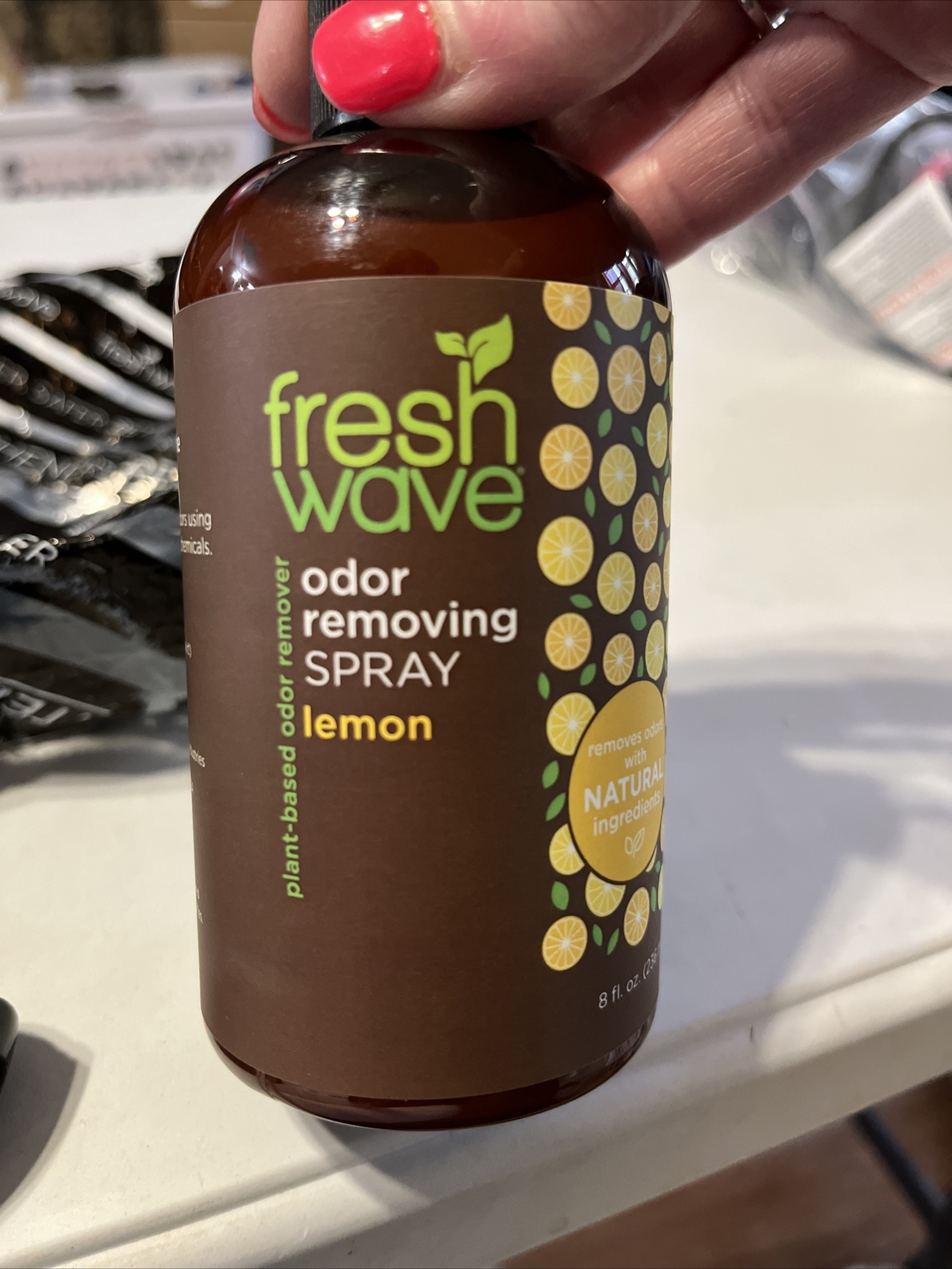 Lemon Odor Eliminator Spray & Air Freshener 8 oz Odor Absorbers for Home