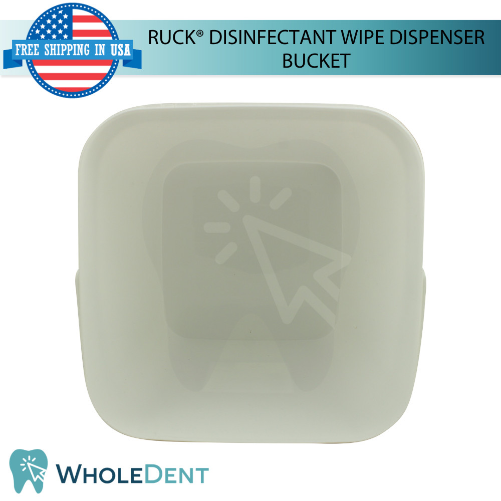 Ruck® Dis!nfectant Wipe Dispenser Portable Surface Cleaning Bucket