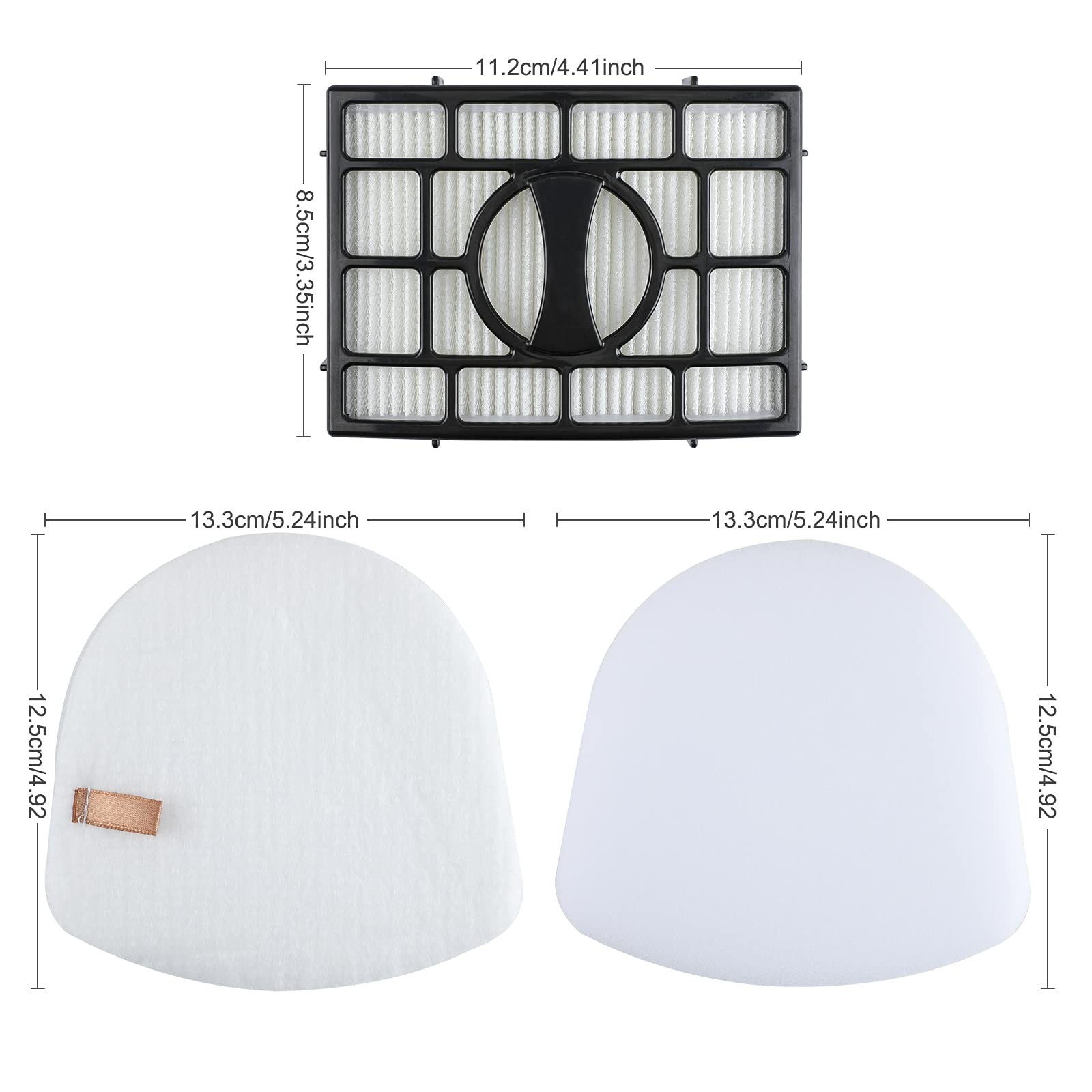 Filter Replacement for Shark ZU560 ZU561 ZU562 ZU572 UV650 UV725 ZU660 CU530 …