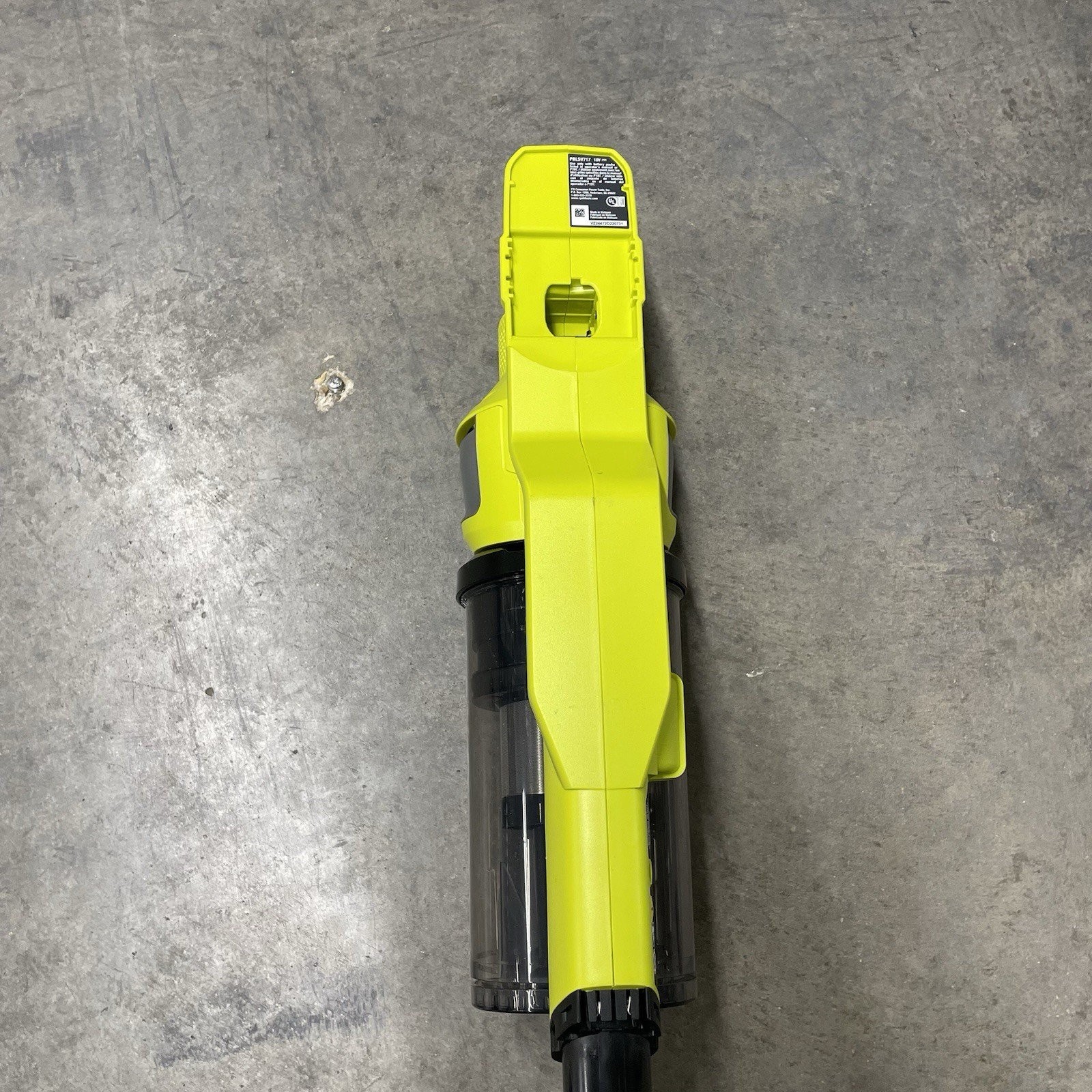 Ryobi One + HP 18V Volt Pet Stick Vacuum w/Battery & Charger PBLSV716K