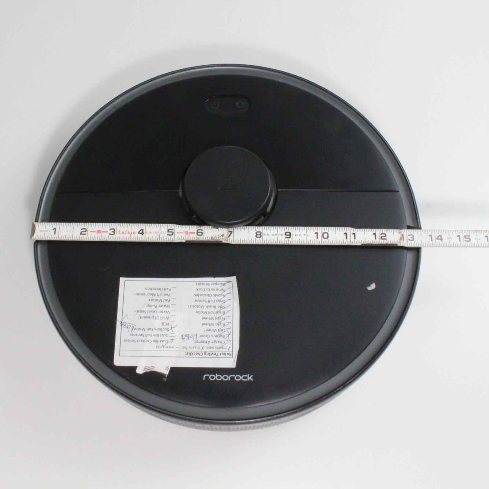 Roborock S4 Max Robot Vacuum S4E51-01 Black Tested Works NO CHARGING BASE