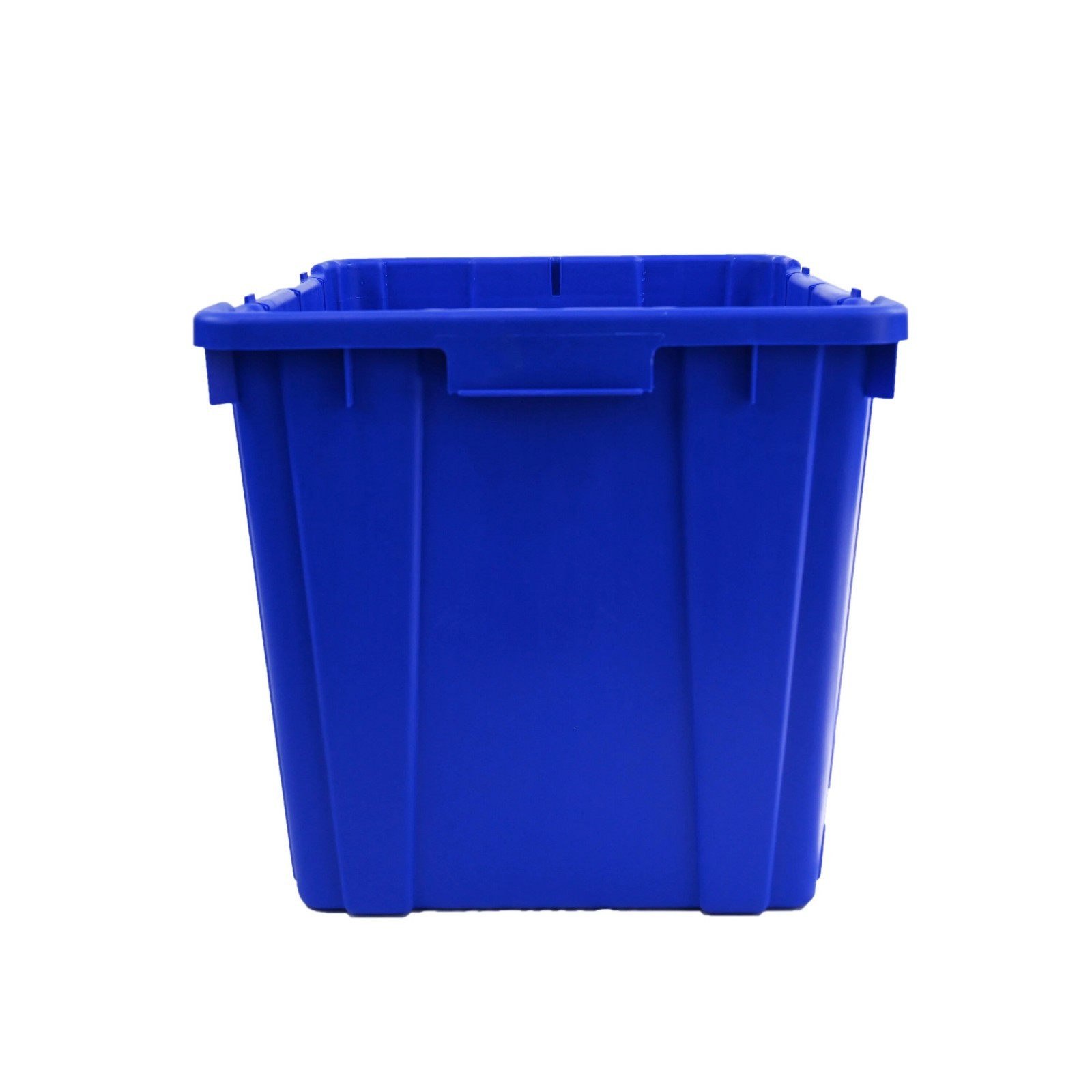 Project Source 14-Gallon Blue Indoor or outdoor Recycling Bin