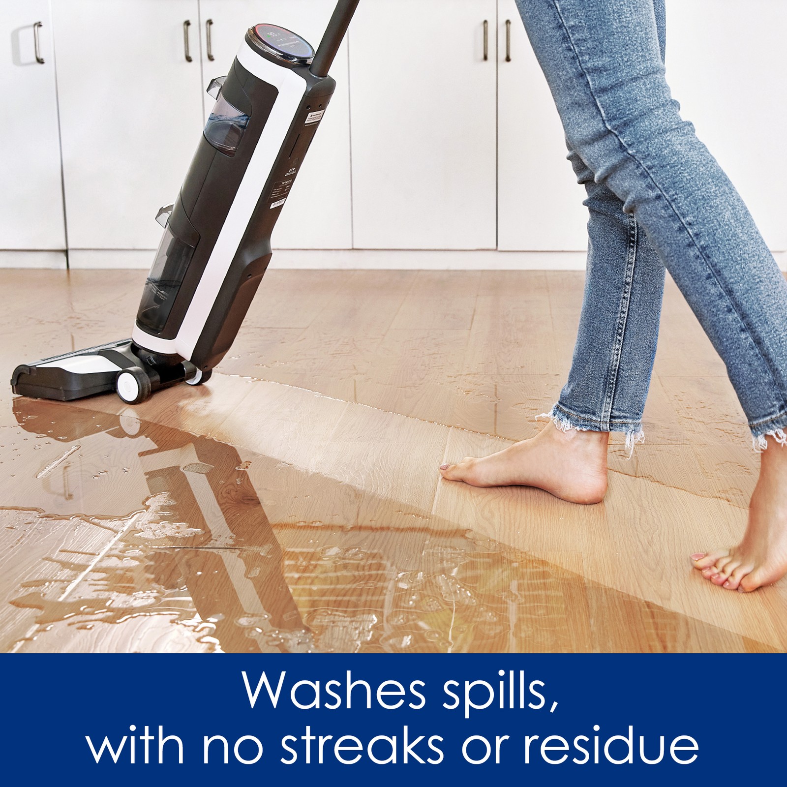 Tineco Floor One S3 Smart Cordless All-in-One Vacuum Cleaner, Self-Cleaning