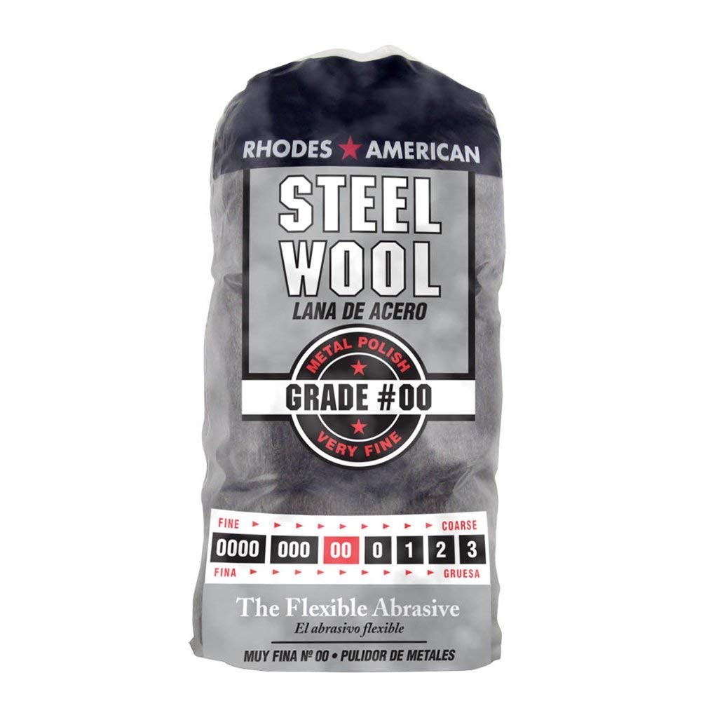 Very Fine Grade Steel Wool 00 12 Pads For Polishing Cleaning Buffing
