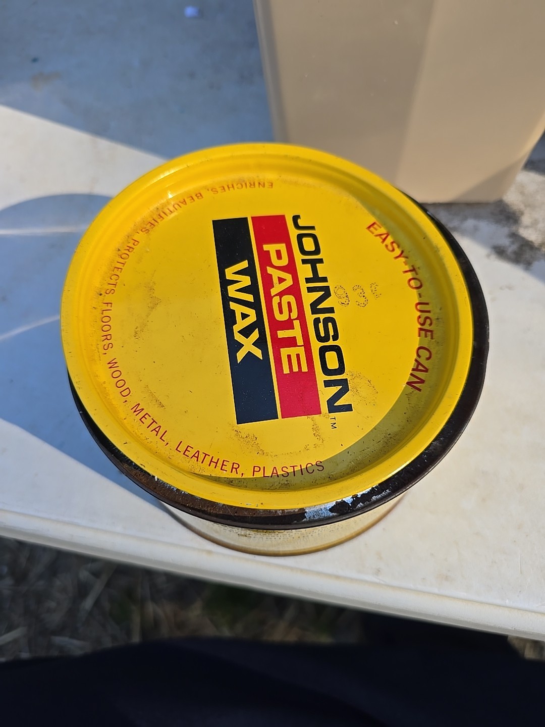 (1) SC Johnson Paste Wax The Original Formula, 16 oz 1lb Can Barely Used See Pic