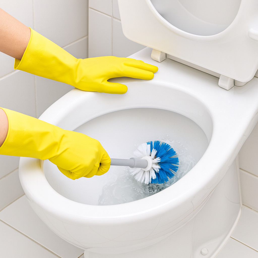 6 Pair Latex Lined Dish Washing Chemical Resistant Gloves – Medium