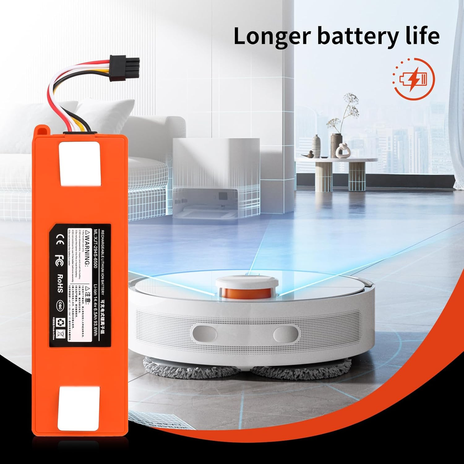 for Roborock S6 Battery – S7 – Replacement for…