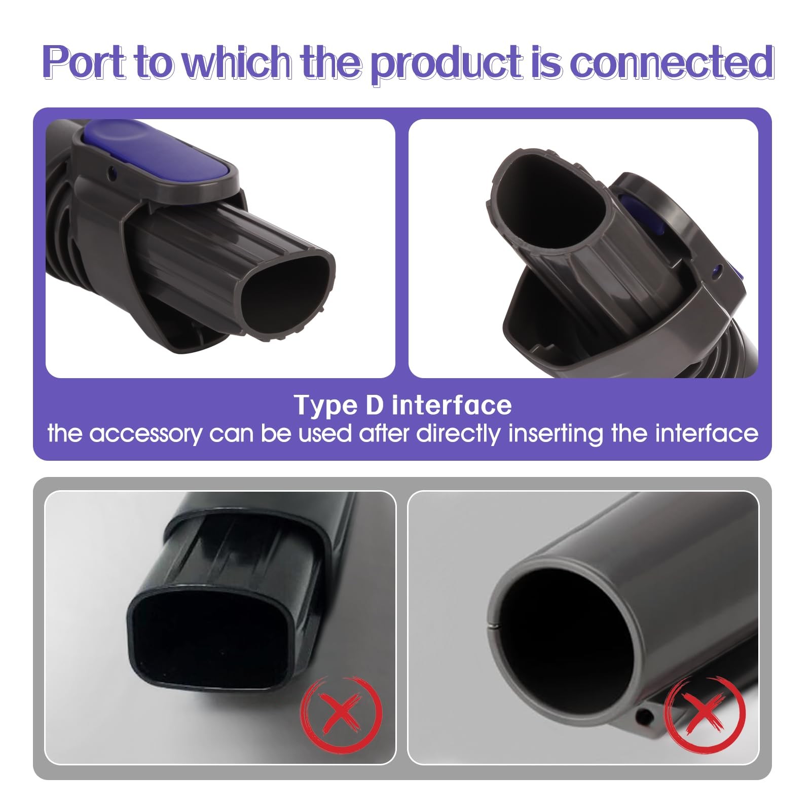 IX141 Vacuum Crevice Tool Brush Replacement Parts Compatible with Shark Pet C…
