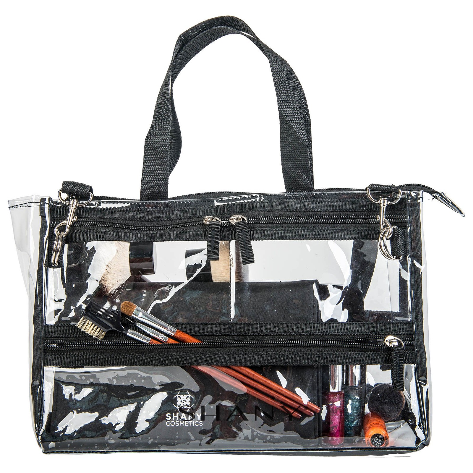 SHANY The Game Changer Travel Bag- 13.5×9.5×1.75 Inch (Pack of 1), BLACK
