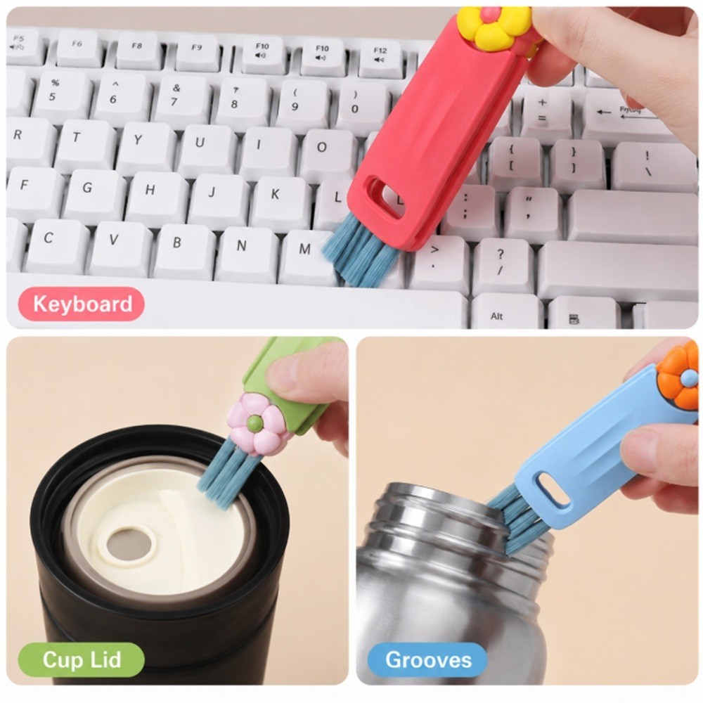 3-in-1 Multipurpose Bottle & Cup Gap Cleaner Brush-3 Pack Crevice Cleaning Tool