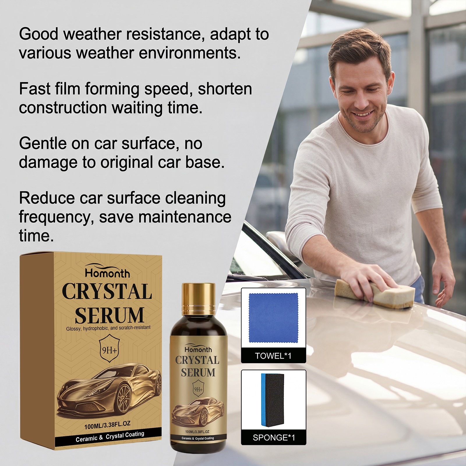 100ML PTZ Crystal Serum–Advanced Graphene Ceramic Coating For Cars New Arrivals