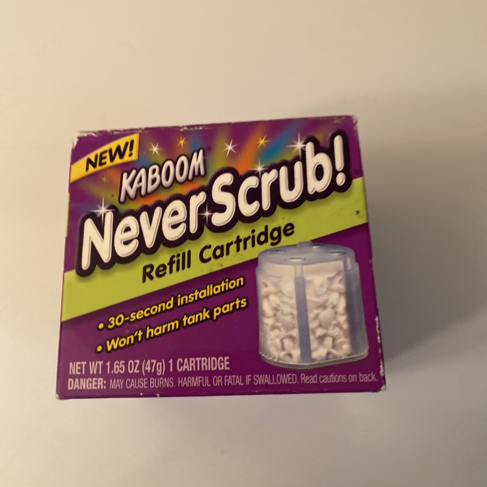 Kaboom Never Scrub Refill Drop In Cartridge 1.65 oz Discontinued Lot New in Box
