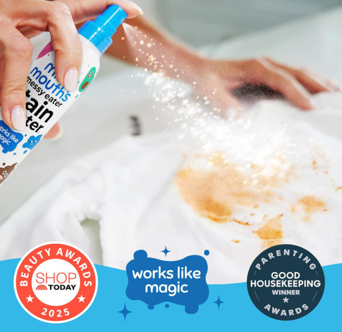 Miss Mouth’s Messy Eater Stain Treater Spray – 4oz Stain Remover – Newborn & Bab