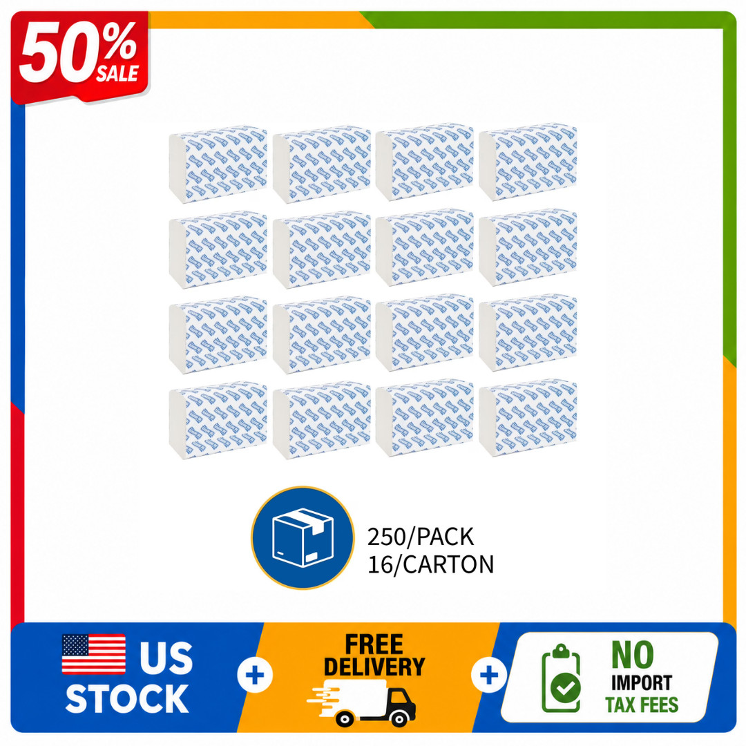Genuine Joe Multifold Paper Towels, 250 Sheets, 16 Pack
