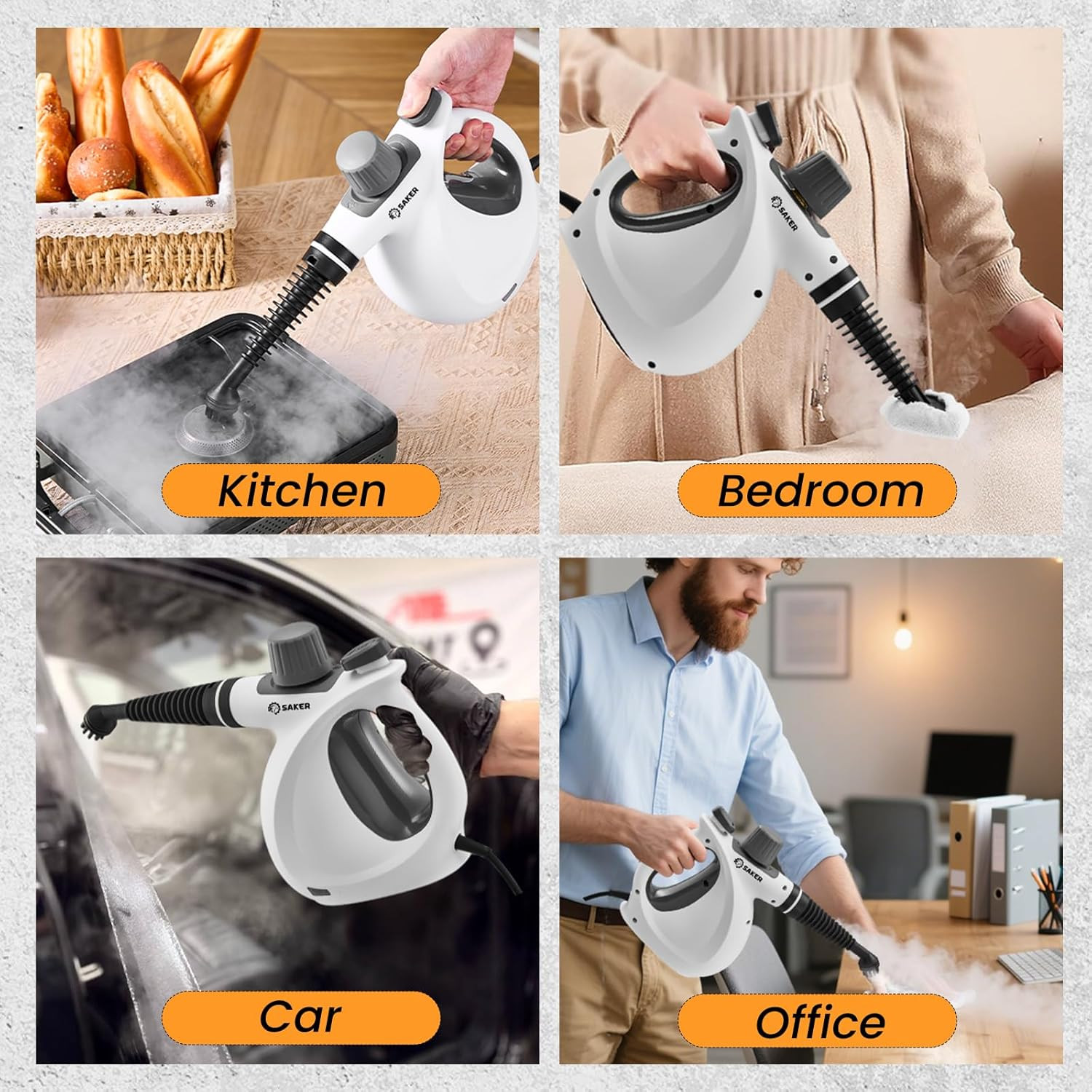 Handheld Steam Cleaner New,Portable Steam Cleaner for Home,1050W Steam Cleaner,8