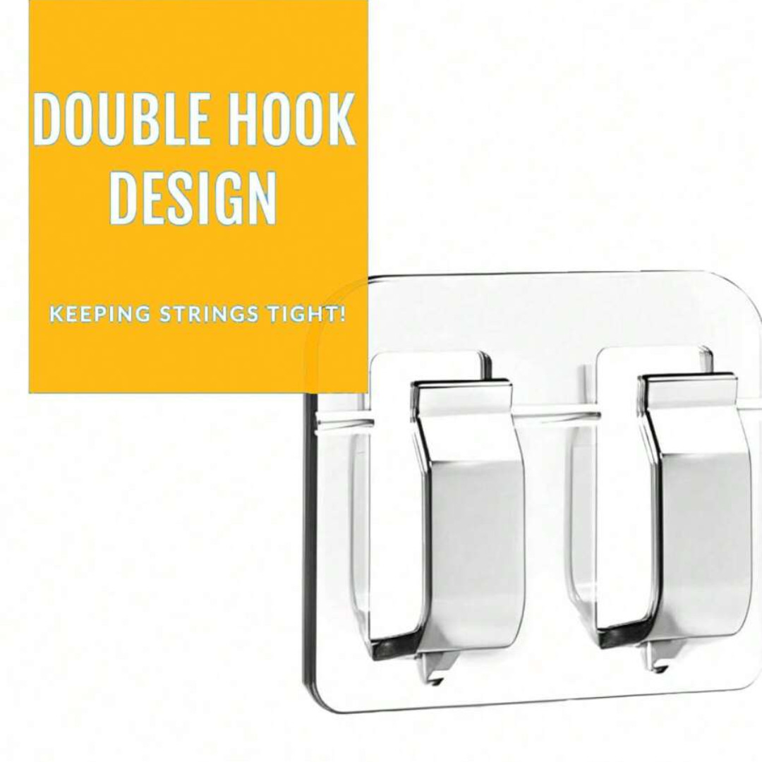 Outdoor Indoor Adhesive String Light Hooks Wire Fastener Hook Clip Hanging Decor