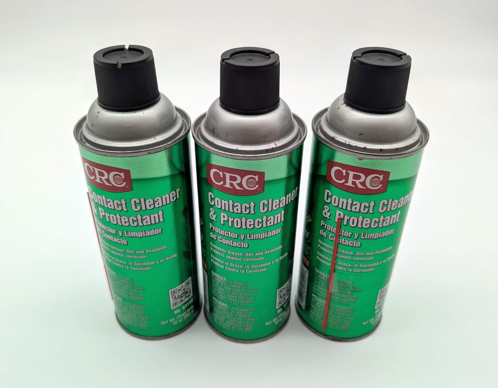CRC #03140 Contact Cleaner & Protectant 10 Oz Aersol Cans Pack of 3
