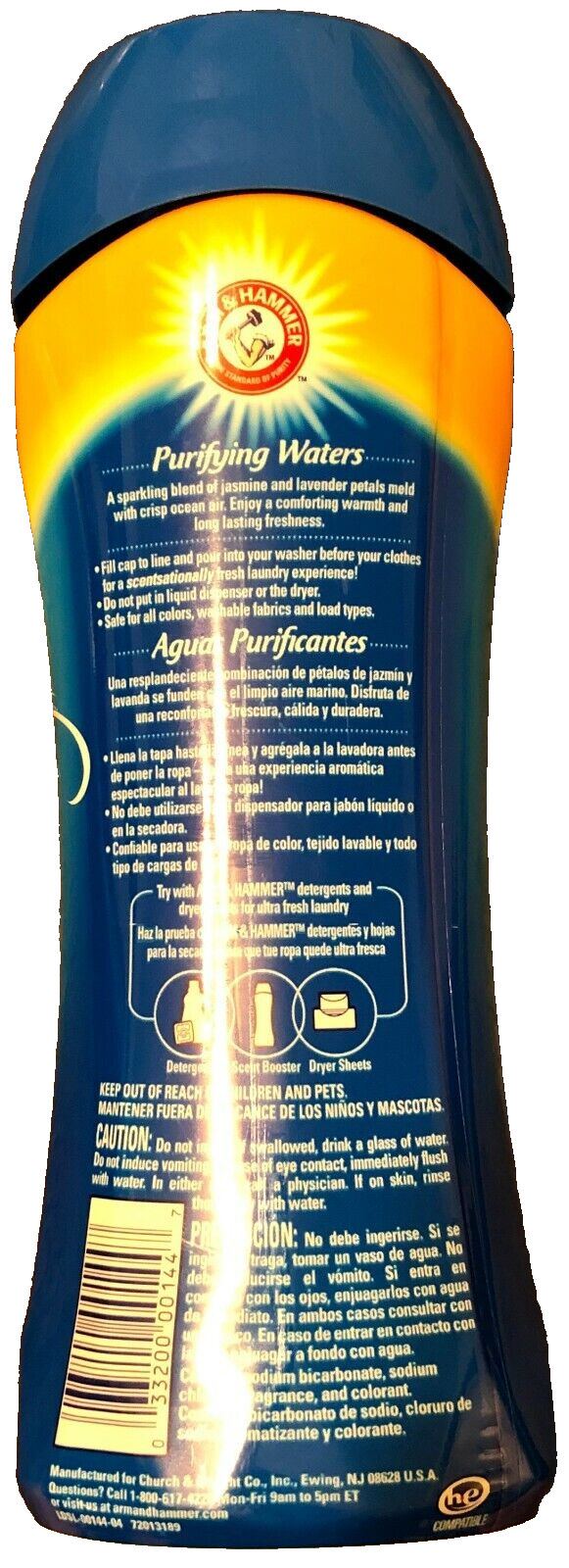 Arm & Hammer Clean Scentsations – In-Wash Scent Booster – Purifying Waters 18 OZ