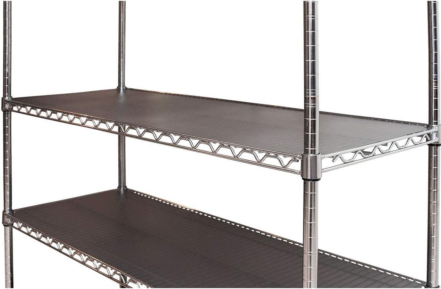 5 PCS Wire Shelf Liner 14″x24″ Heavy Duty Waterproof Non-Adhesive Gray