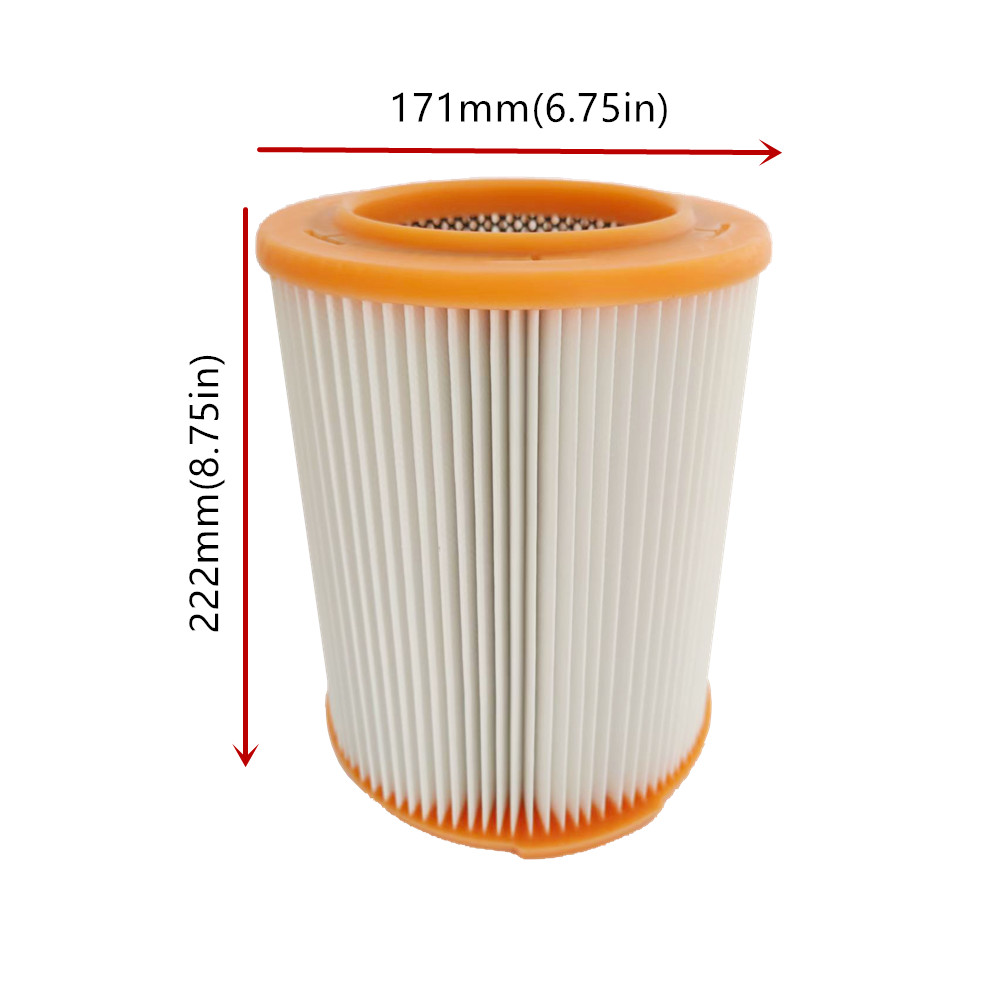 1 pcs VF8000 Pleated HEPA Filter for RIDGID Most 5-16 Gallon Wet Dry vacuums